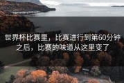 世界杯比赛里，比赛进行到第60分钟之后，比赛的味道从这里变了